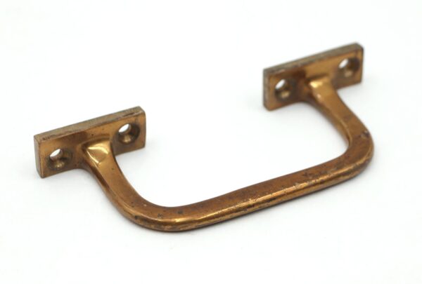 Cabinet & Furniture Pulls - Vintage 4.875 in. Brass Bridge Drawer Cabinet Pull