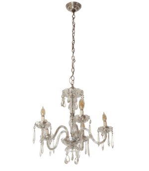Chandeliers - Traditional Petite 4 Arm Crystal Chandelier