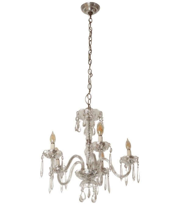 Chandeliers - Traditional Petite 4 Arm Crystal Chandelier