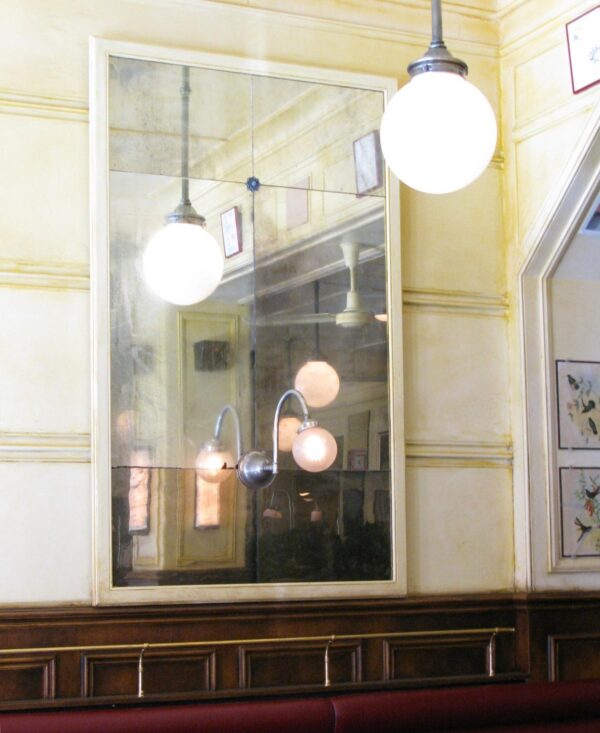 Distressed Mirrored Glass - Antique Hand Silvered Mirrored Glass