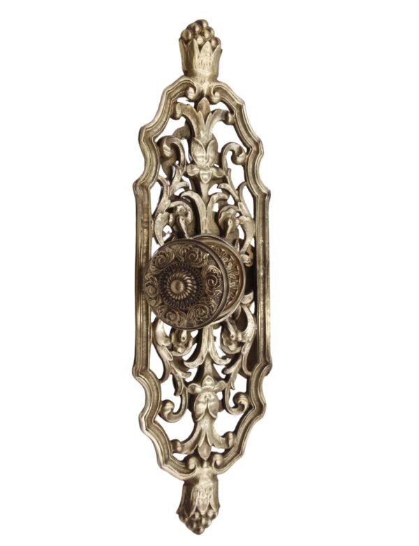 Door Knob Sets - Victorian Brass Door Knob & Lever Set