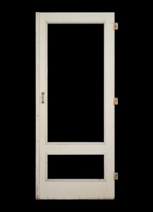Entry Doors - Vintage 2 Panel Wood Screen Door 83.75 x 34.5 in.
