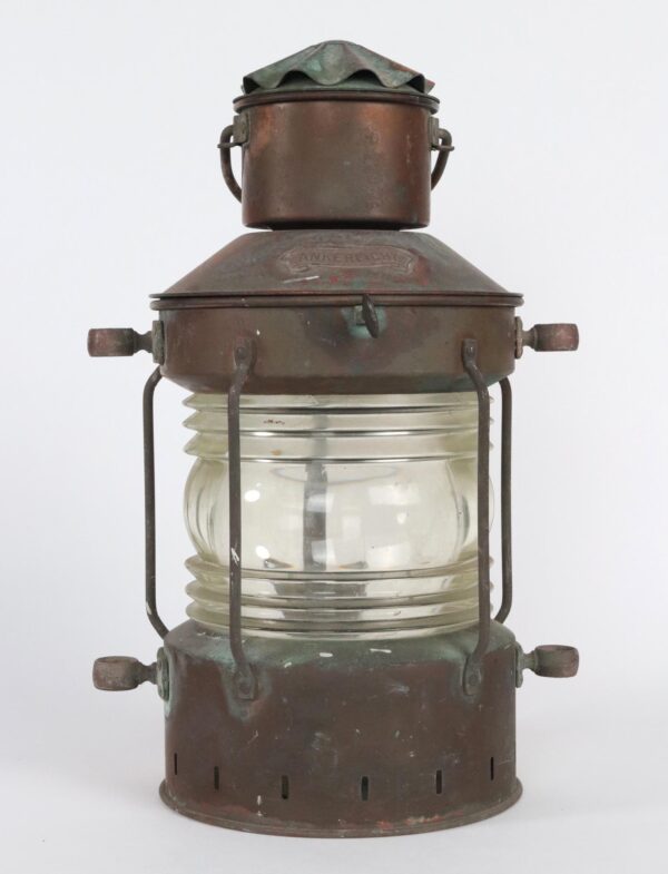 Nautical Lighting - Ankerlight DHR Holland Copper & Glass Ship Lantern