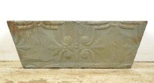 Other Garden Elements - Handcrafted Gray Four Leaf Tin & Wood Planter Box