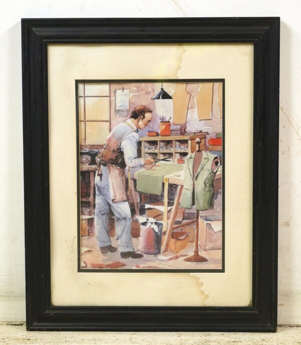 Posters - Vintage Wood Framed Poster Titled Tailor