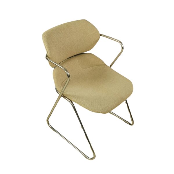 Seating - Vintage Mid Century American Seating Action Stacker Steel Chair