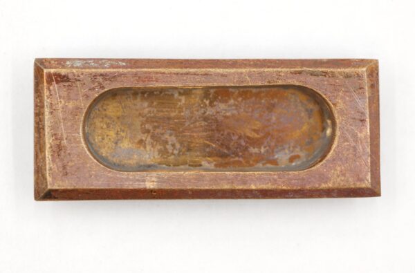 Window Hardware - Vintage 3 in. Rectangle Brass Window Sash Lift