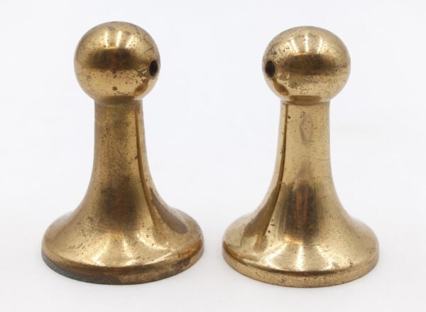 Bathroom - Pair of Vintage Brass Towel Brackets