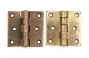 Cabinet & Furniture Hinges - Pair of Vintage 2 x 2 in. Corbin Brass Butt Cabinet Hinges Cabinet & Furniture Hinges - Pair of Vintage 2 x 2 in. Corbin Brass Butt Cabinet Hinges