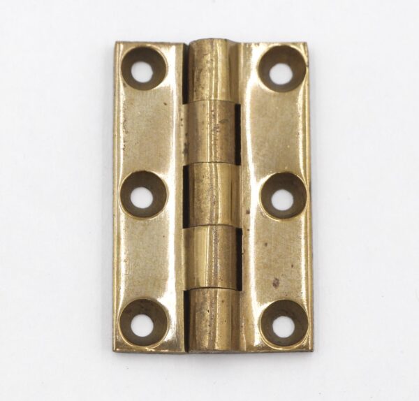 Cabinet & Furniture Hinges - Vintage Corbin 2 x 1.25 in. Brass Cabinet Hinge