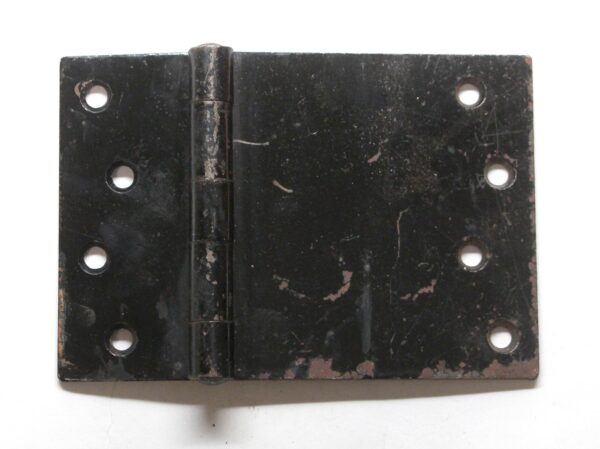 Door Hinges - Antique 4 x 6 in. Steel Unequal Leaf Door Hinge