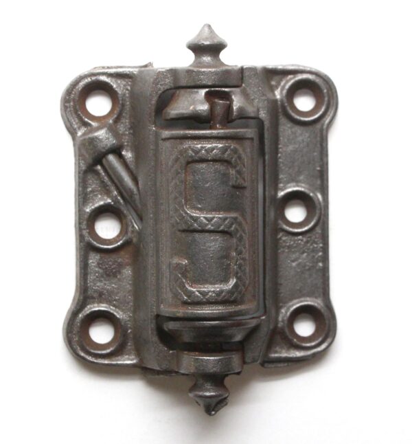 Door Hinges - Emblematic S Spring Screen Antique Door Hinge