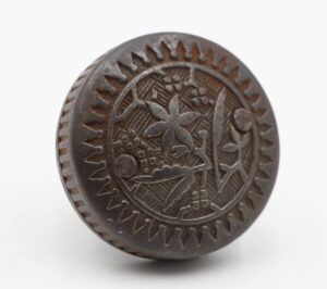 Door Knobs - Antique 1880s Vernacular Sargent Cast Iron Door Knob