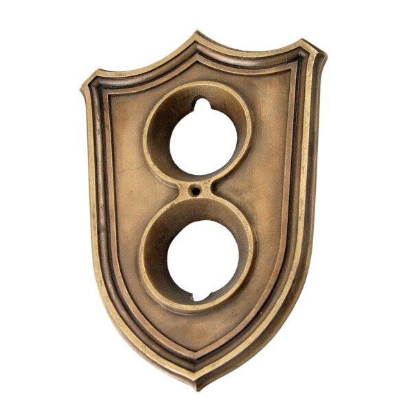 Elevator Hardware - 1930s Brass Elevator Indicator Plate