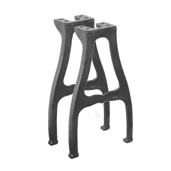 Industrial Table Legs - Pair of Raw New York Industrial Machine Cast Bench Legs Industrial Table Legs - Pair of Raw New York Industrial Machine Cast Bench Legs