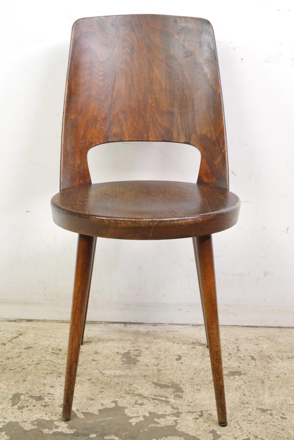Seating - Vintage European Mid Century Wood Baumann Mondor Chair