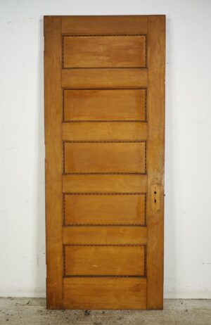 Standard Doors - Vintage 5 Panel Wood Passage Door 83.25 x 33.75 in.