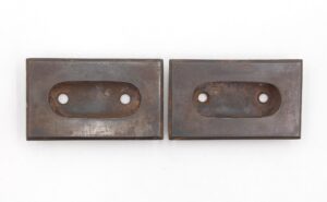 Window Hardware - Pair of Vintage 3 in. Steel Rectangular Window Sash Lifts
