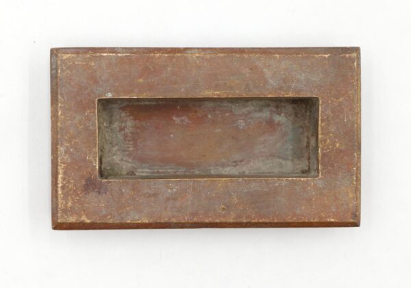 Window Hardware - Vintage 3.125 in. Cast Brass Rectangular Window Sash Lift