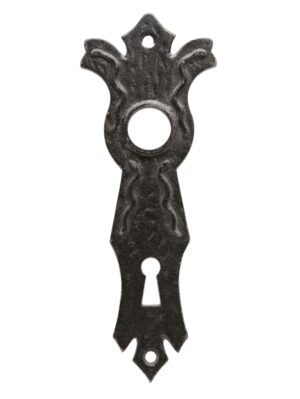 Back Plates - Black Hammered 5.875 in. Back Plate