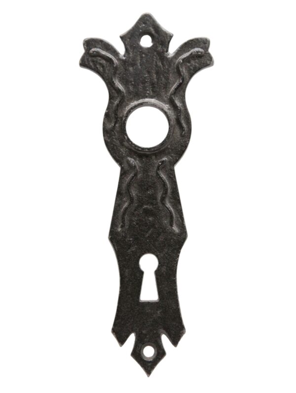 Back Plates - Black Hammered 5.875 in. Back Plate