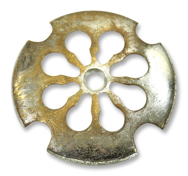 Bathroom - Antique Nickel Over Brass Overflow Drain Cover