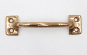 Cabinet & Furniture Pulls - New 4.75 in. Polished Cast Brass Bridge Pull