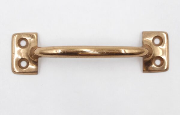 Cabinet & Furniture Pulls - New 4.75 in. Polished Cast Brass Bridge Pull