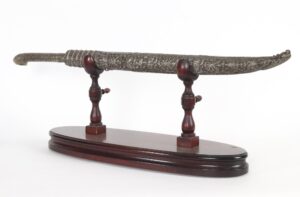 Collectibles - Japanese Collectors Yapapon Sword on Wooden Stand