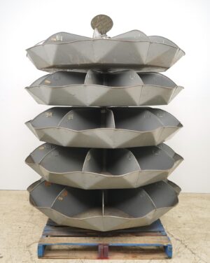 Commercial Furniture - Industrial Revolvo Steel Equipment Rotating Parts Bin