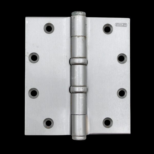 Door Hinges - Stanley 5 x 4.5 in. Aluminum Ball Bearing Vintage Door Hinge