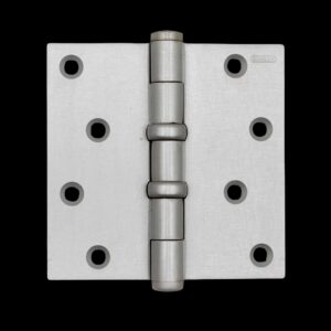 Door Hinges - Vintage Stanley Aluminum Satin Butt 4 x 4 in. Door Hinge