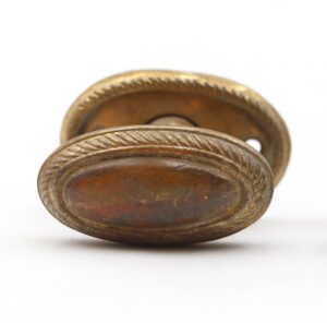 Door Locks - Vintage Bronze Oval Privacy Thumb Turn