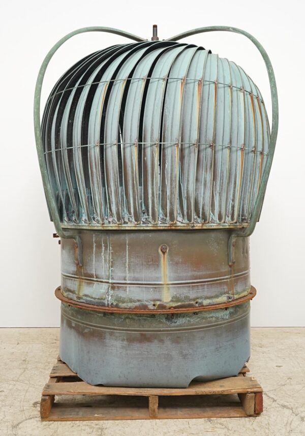 Exterior Materials - Antique 74 in. Industrial Copper Roof Wind Turbine Ventilator