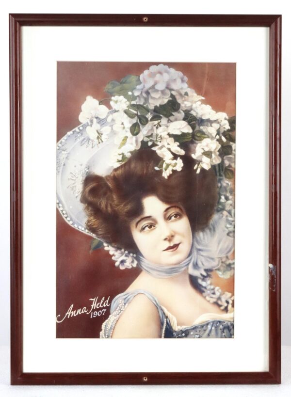 Prints - Framed 1907 Anna Held Print
