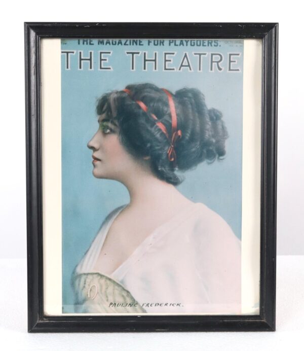 Prints - Framed 1910s The Theatre Magazine Pauline Frederick Cover