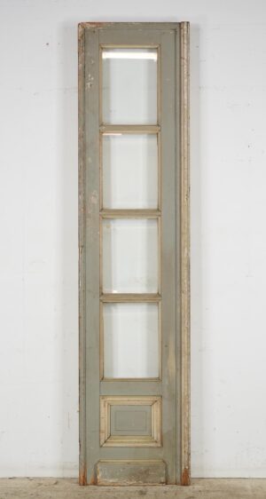 Standard Doors - Vintage 4 Lite 1 Panel Wood Door 96 x 23 in.