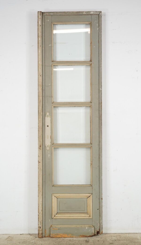 Standard Doors - Vintage 4 Lite 1 Panel Wood Door 96 x 27 in.