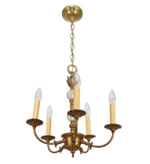 Chandeliers - Empire Revival Bronze 5 Arm Chandelier