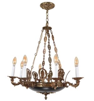 Chandeliers - Waldorf Astoria Napoleon III Empire Style 8 Arm Chandelier