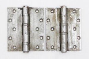 Door Hinges - Pair of 6 x 5 in. Vintage Brass McKinney Butt Door Hinges