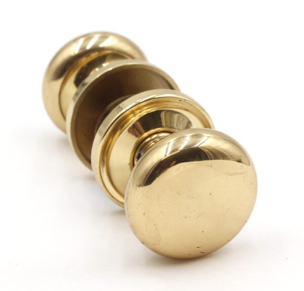 Door Knob Sets - Vintage 2.25 in. Classic Polished Brass Door Knob Set