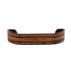 Cabinet & Furniture Pulls - Antique 3.75 in. Brass Art Deco Bridge Drawer Pull