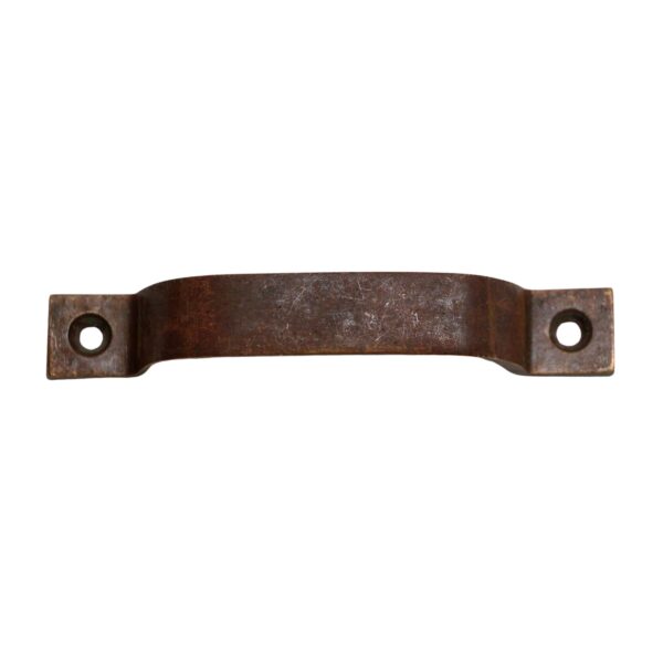 Cabinet & Furniture Pulls - Antique 3.875 in. Arts & Crafts Bronze Bridge Bin Pull