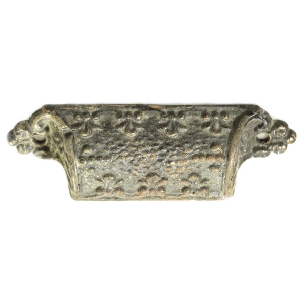 Cabinet & Furniture Pulls - Antique 4 in. Victorian Floral Bin Drawer Pull