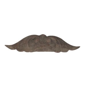 Cabinet & Furniture Pulls - Antique 7 in. Traditional Mahogany Wood Drawer Pull