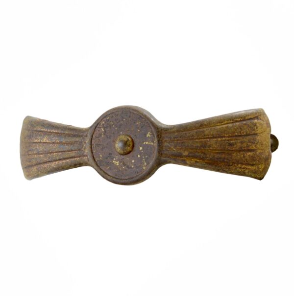 Cabinet & Furniture Pulls - Antique Art Deco Bronze Bridge Drawer Pull