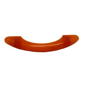Cabinet & Furniture Pulls - Vintage 3 in. Mid Century Orange Plastic Bridge Drawer Pull