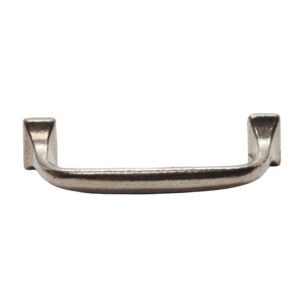 Cabinet & Furniture Pulls - Vintage 4 in. Classic Chrome Over Brass Bridge Drawer Pull