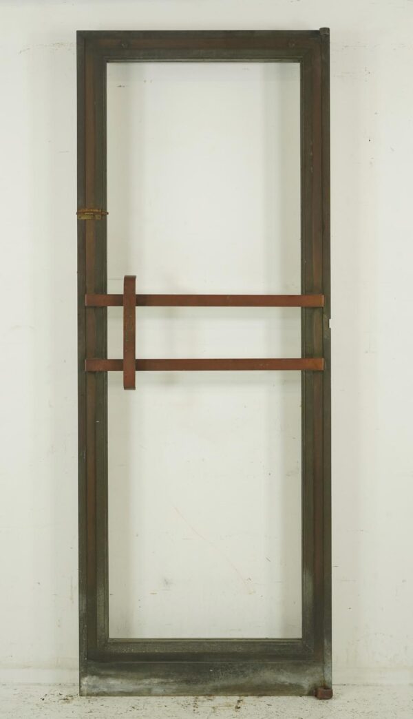 Commercial Doors - Art Deco Full Glass Bronze Commercial Door 83.75 x 31.75 in.
